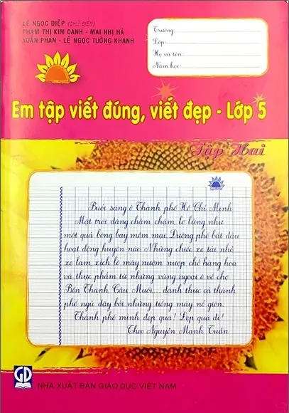 Em tập viết đúng, viết đẹp - lớp 5. T.2