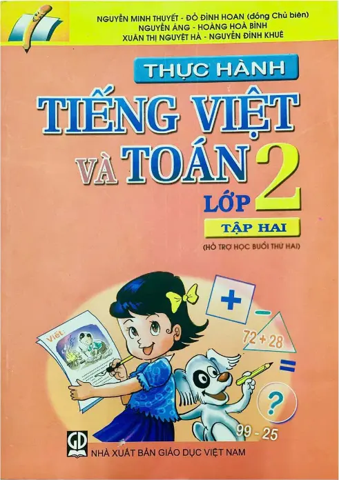 Thực hành tiếng Việt và toán lớp 2. T.2