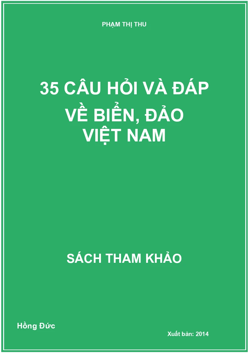 35 câu hỏi và đáp về biển, đảo Việt Nam