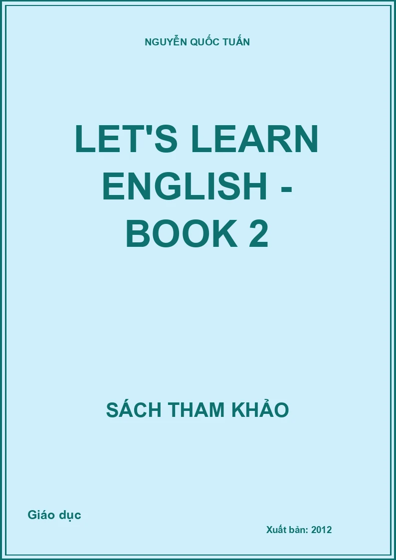 Let's learn English - Book 2
