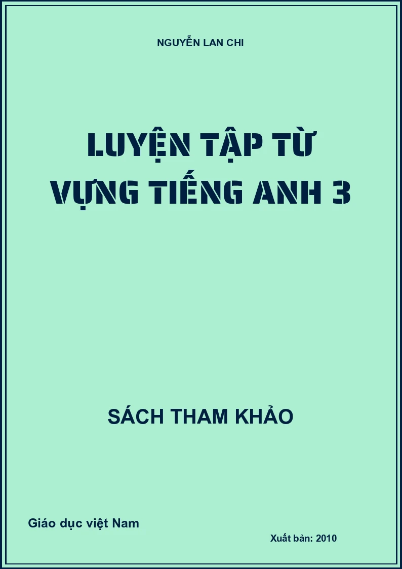 Luyện tập từ vựng tiếng Anh 3