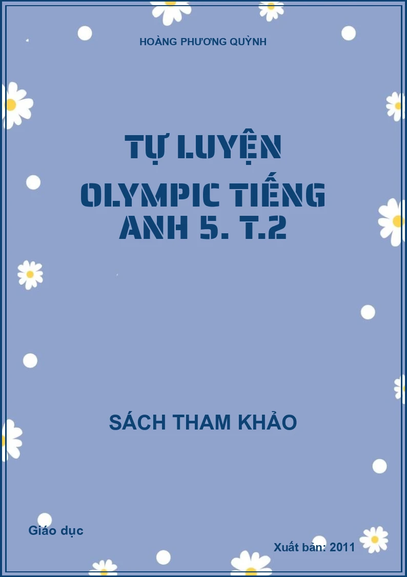 Tự luyện Olympic Tiếng Anh 5. T.2