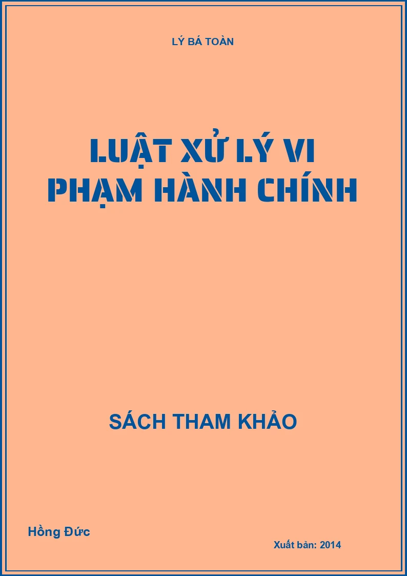 Luật xử lý vi phạm hành chính