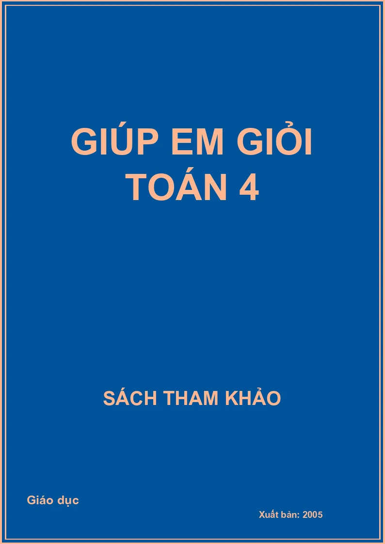 Giúp em giỏi toán 4