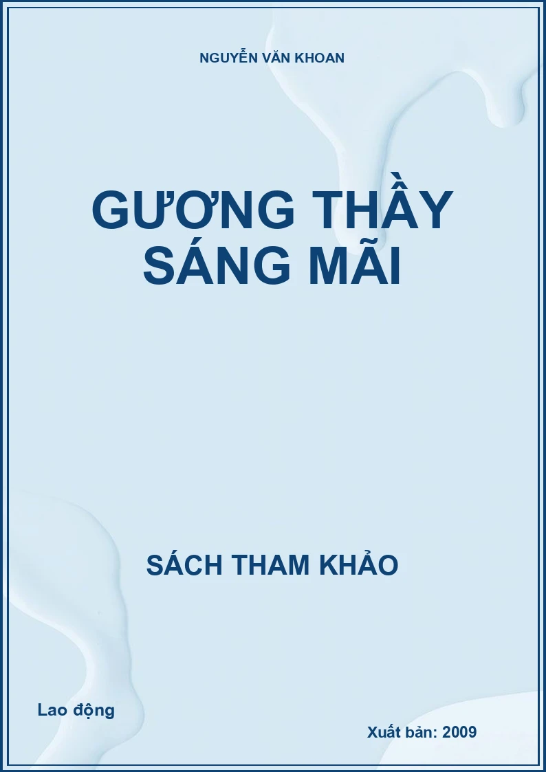 Gương thầy sáng mãi