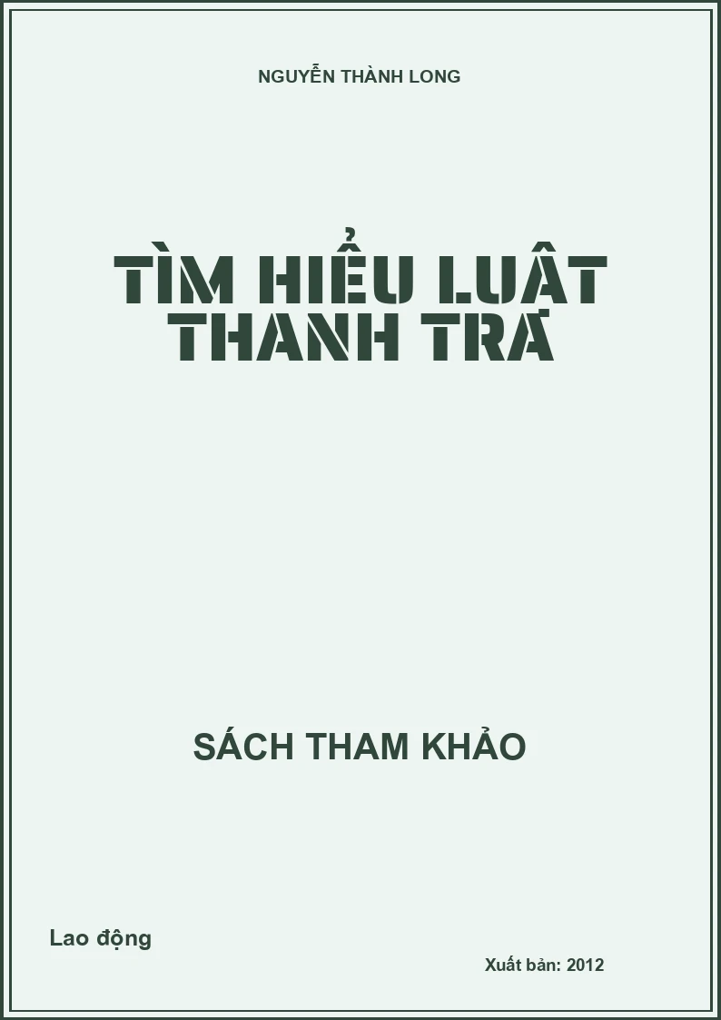 Tìm hiểu luật thanh tra