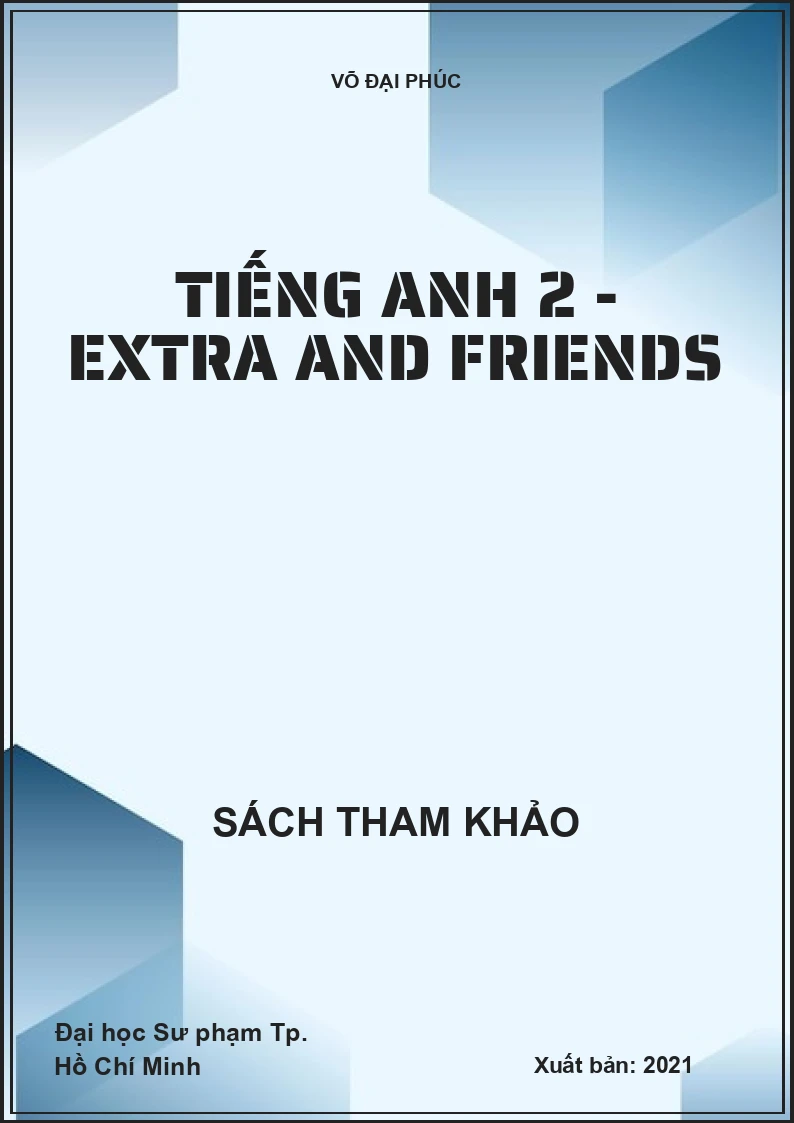 Tiếng Anh 2 - Extra and Friends