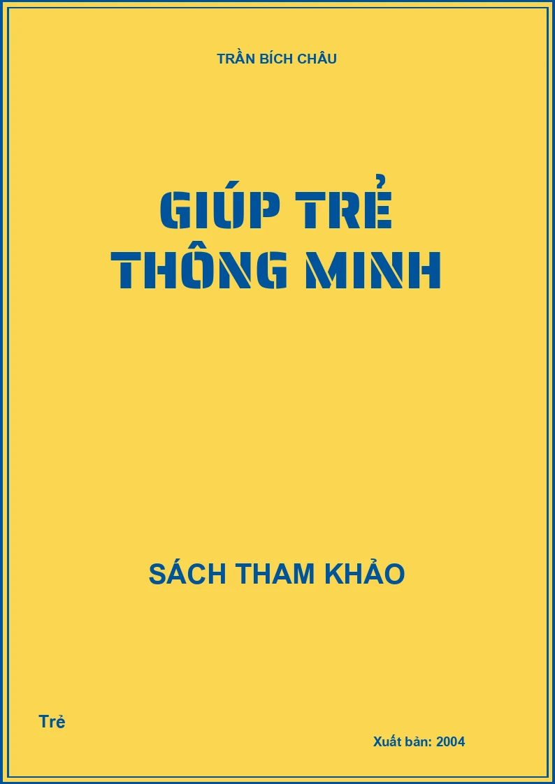 Giúp trẻ thông minh
