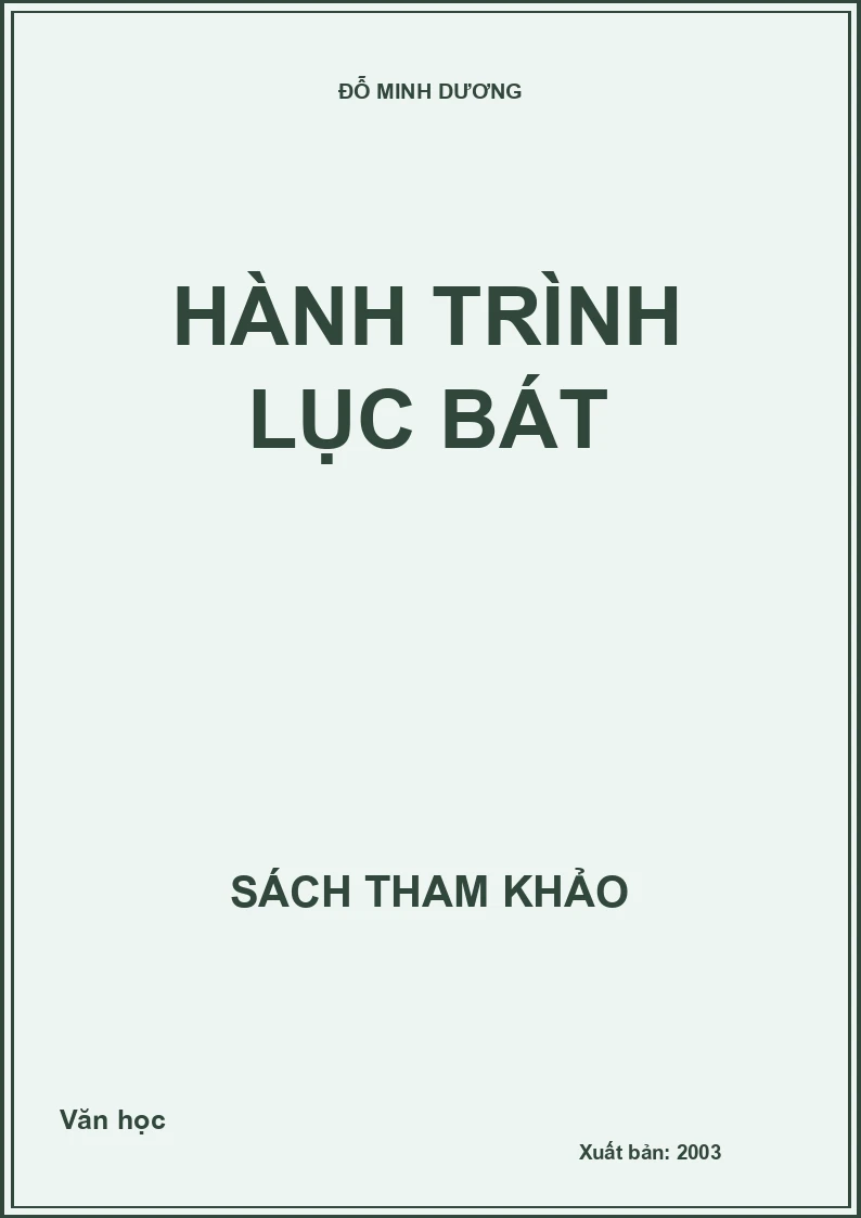 Hành trình lục bát