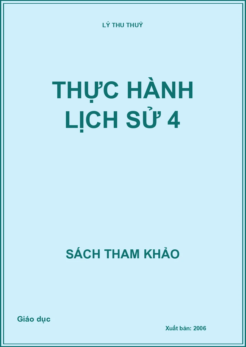 Thực hành lịch sử 4