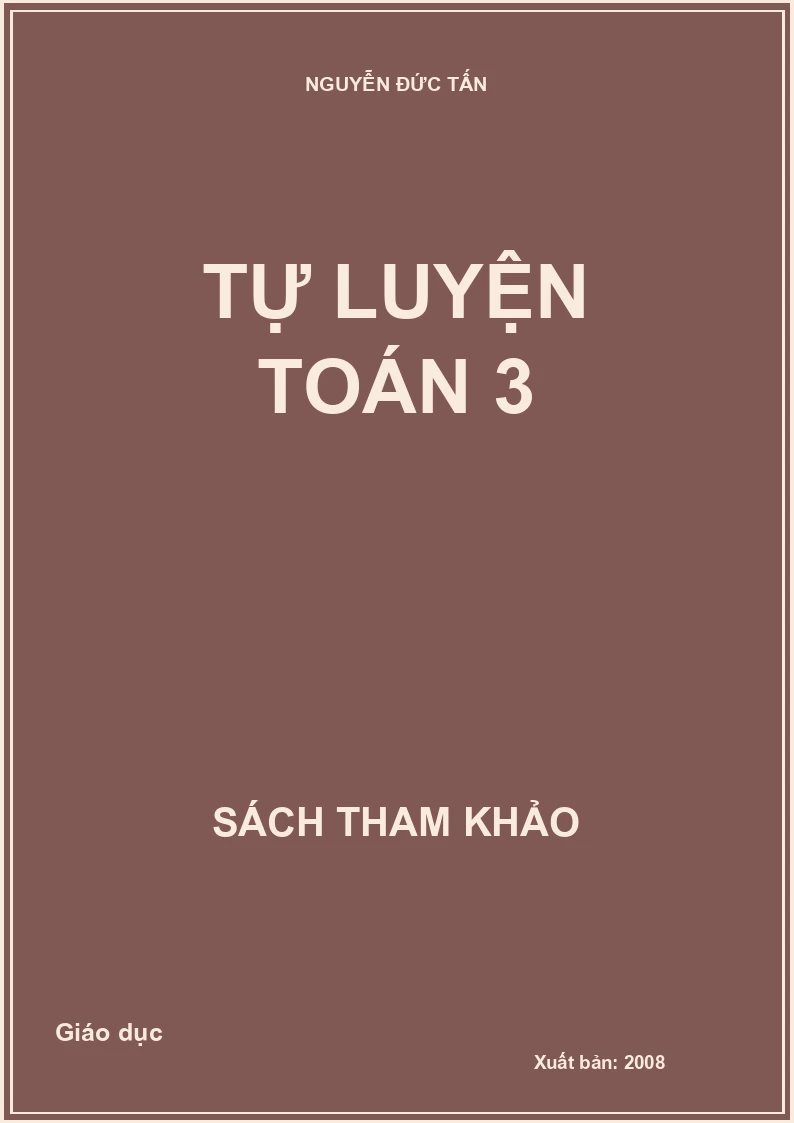 Tự luyện toán 3