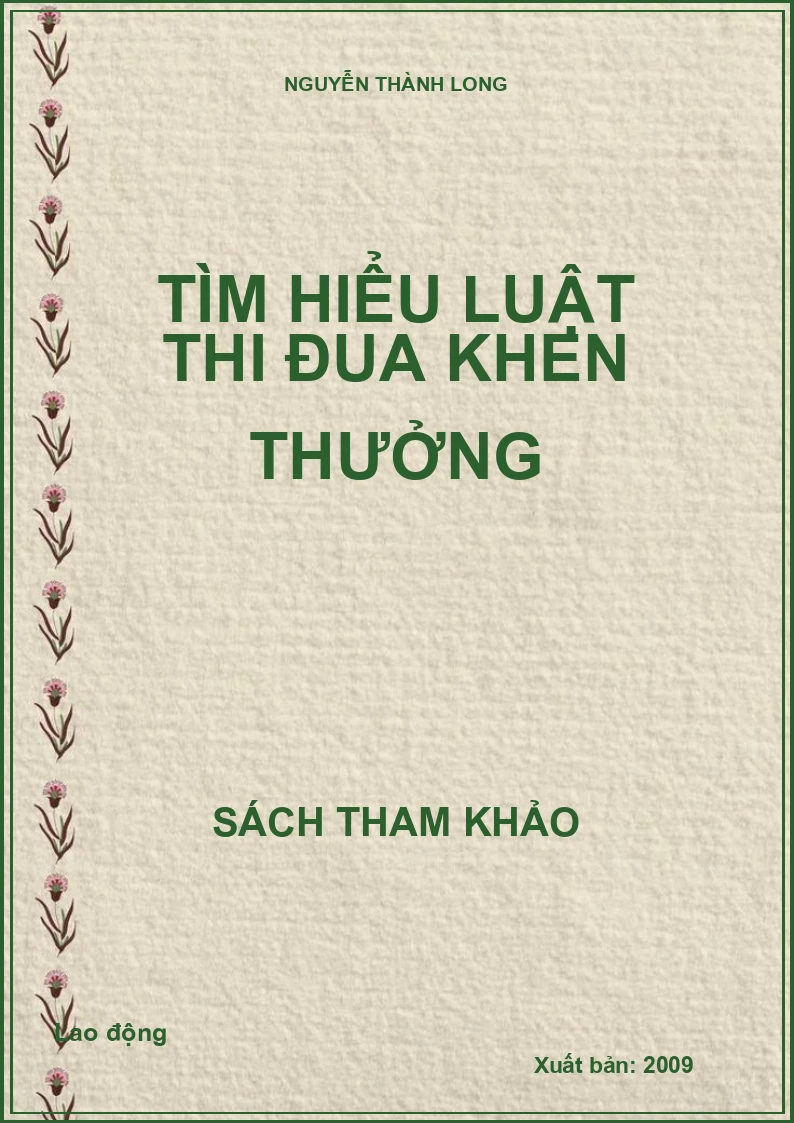 Tìm hiểu Luật Thi đua khen thưởng