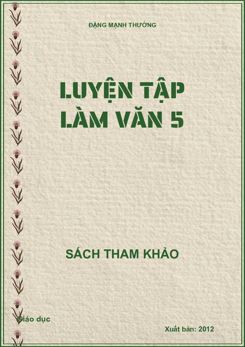 Luyện tập làm văn 5