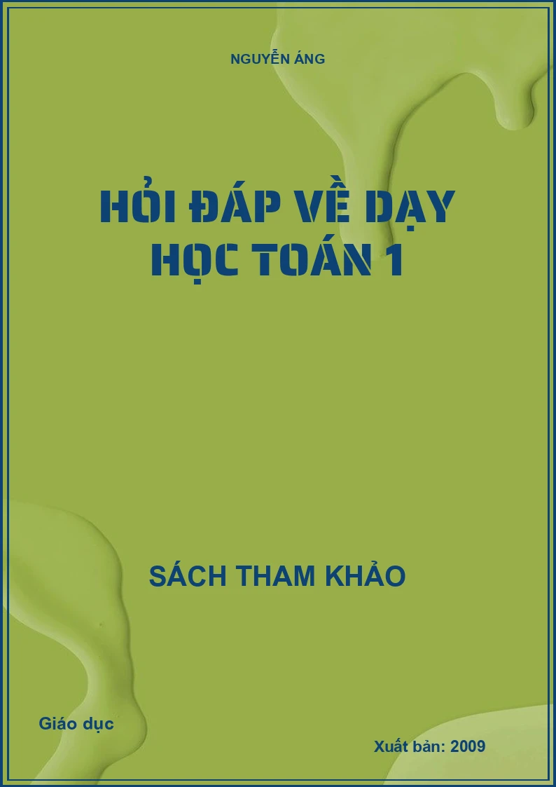 Hỏi đáp về dạy học toán 1