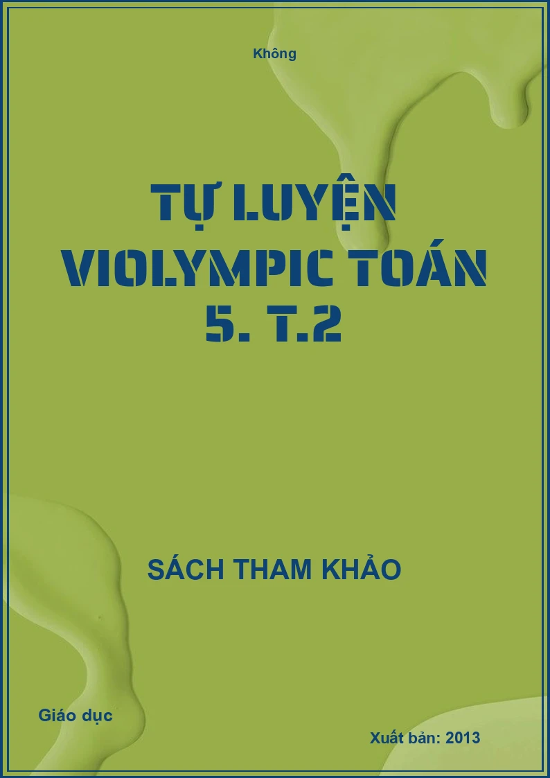 Tự luyện Violympic toán 5. T.2