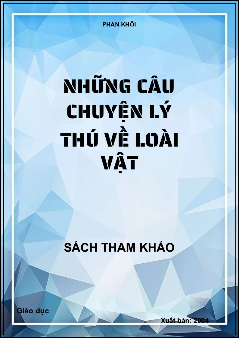 Những câu chuyện lý thú về loài vật