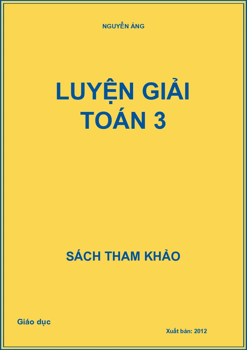 Luyện giải Toán 3