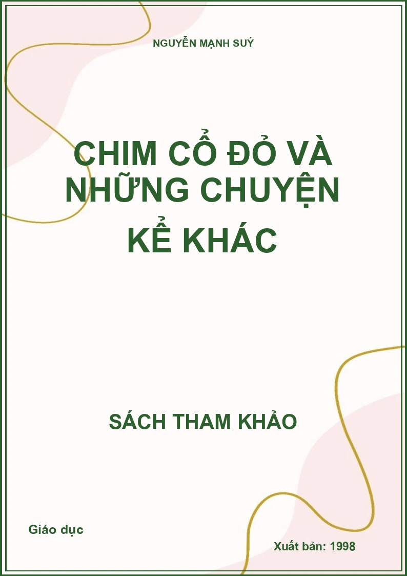 Chim cổ đỏ và những chuyện kể khác