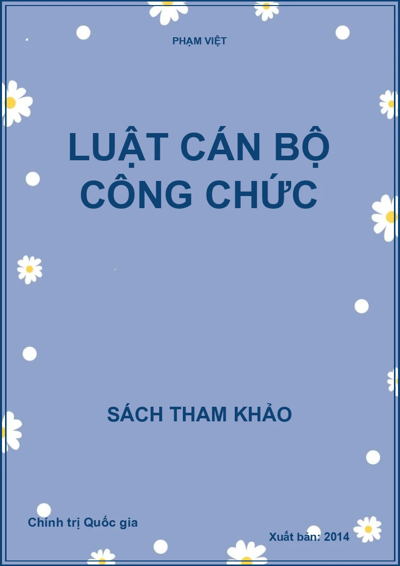Luật cán bộ công chức