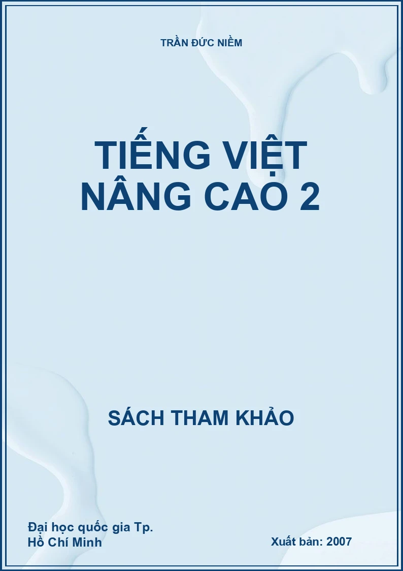 Tiếng Việt nâng cao 2