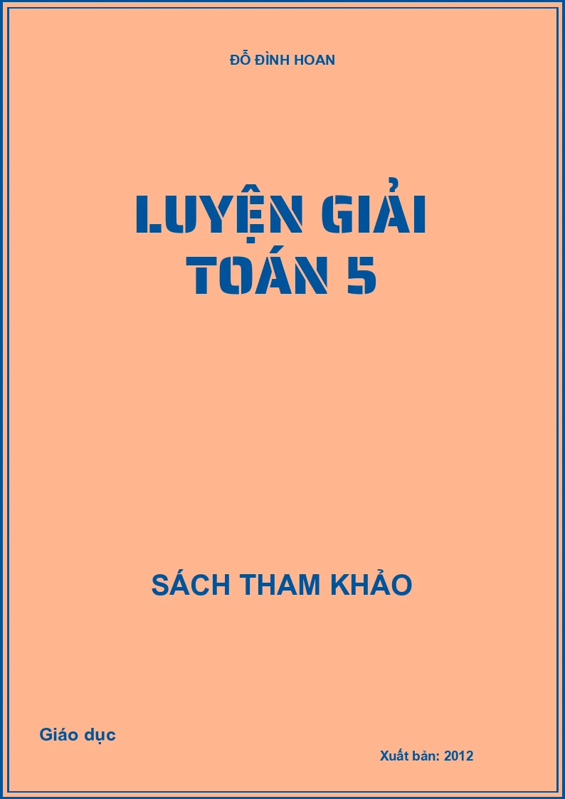 Luyện giải toán 5