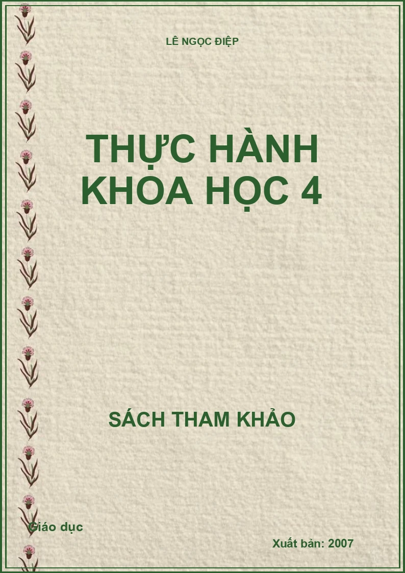 Thực hành khoa học 4