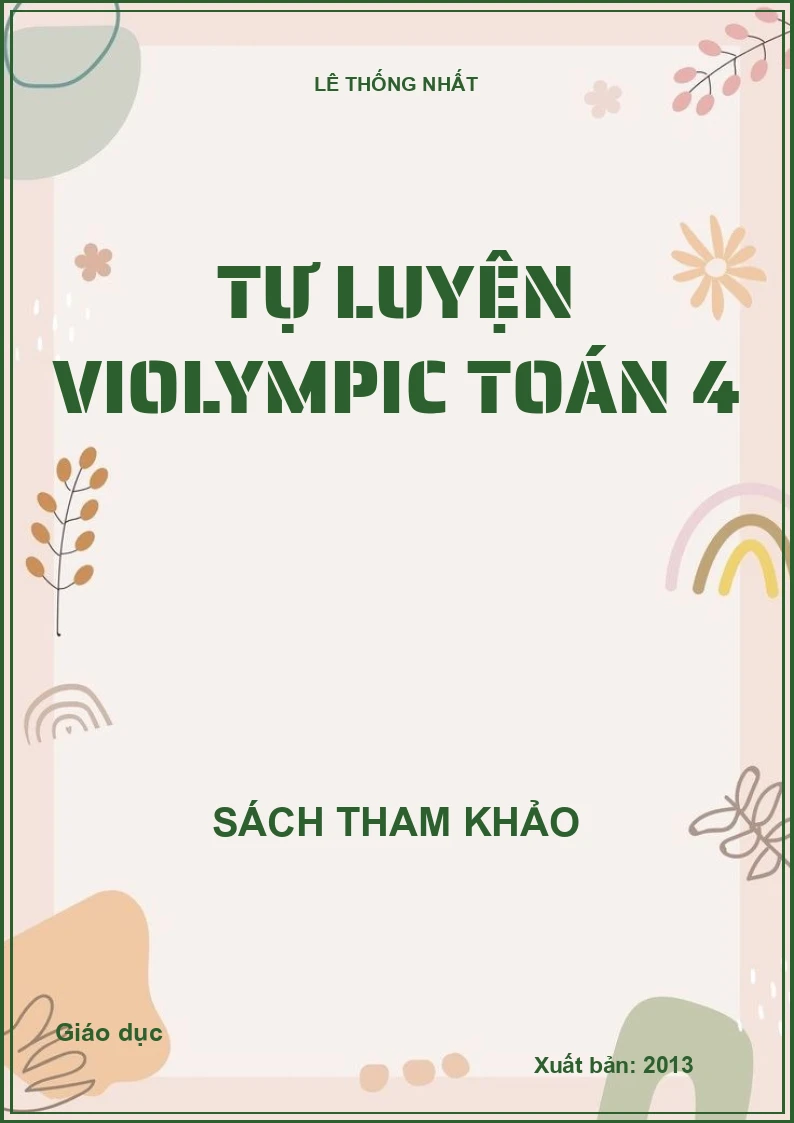 Tự luyện Violympic toán 4