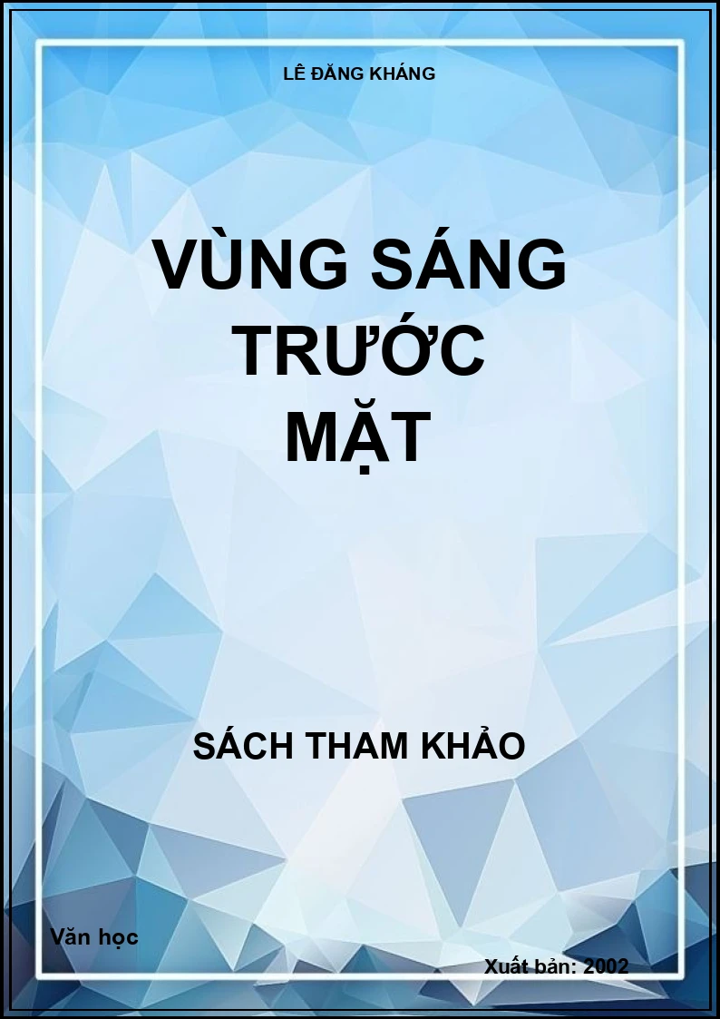 Vùng sáng trước mặt