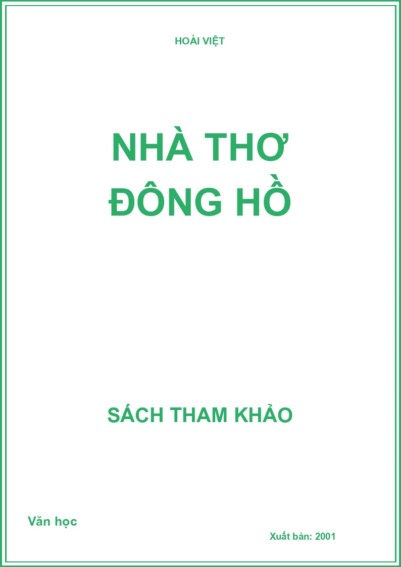 Nhà thơ Đông Hồ