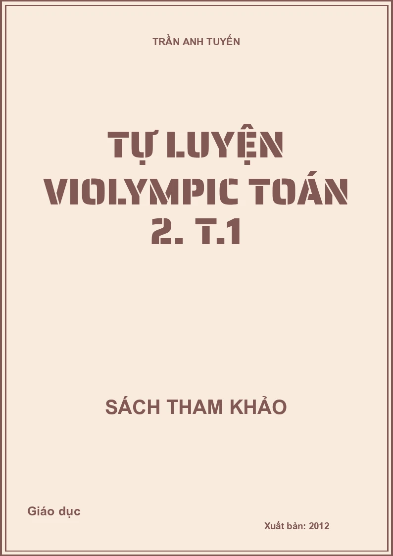 Tự luyện Violympic toán 2. T.1