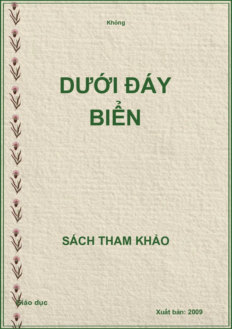 Dưới đáy biển