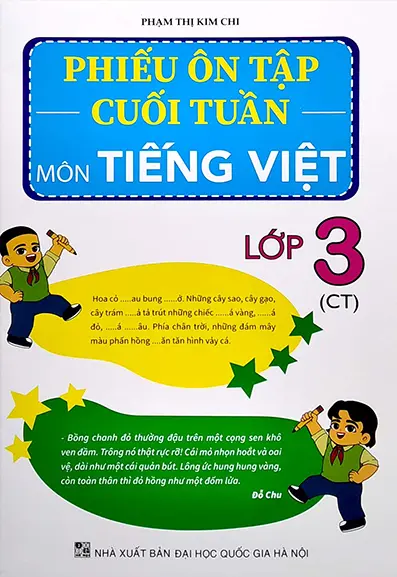 Phiếu ôn tập cuối tuần môn Tiếng Việt lớp 3 (CT)