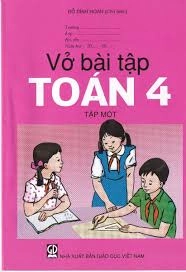 Vở Bài Tập Toán 4 Tập 1