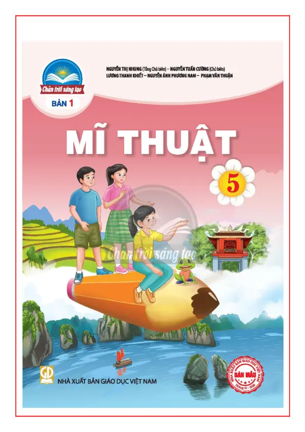 Sách giáo khoa Mĩ Thuật 5 - Bản 1 Chân Trời Sáng Tạo