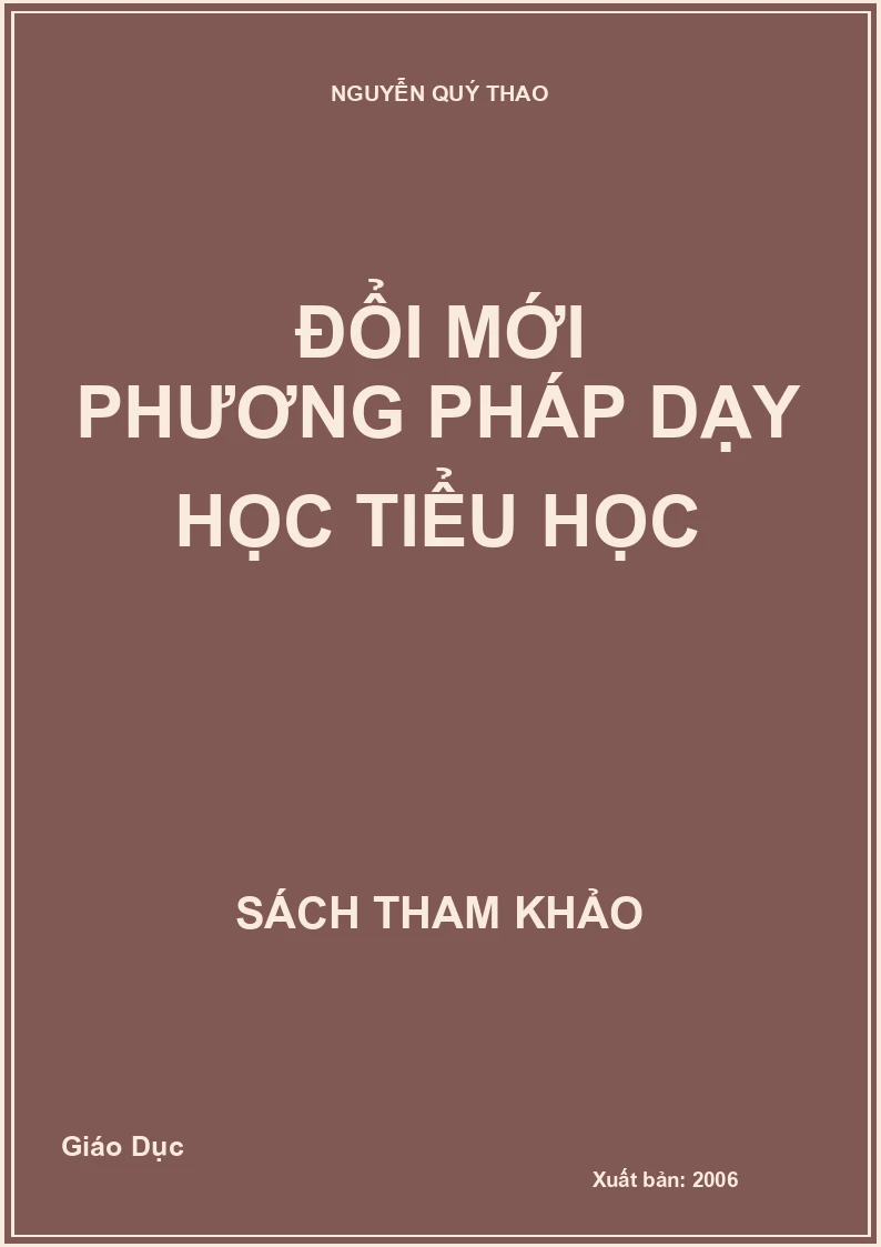Đổi mới phương pháp dạy học Tiểu học