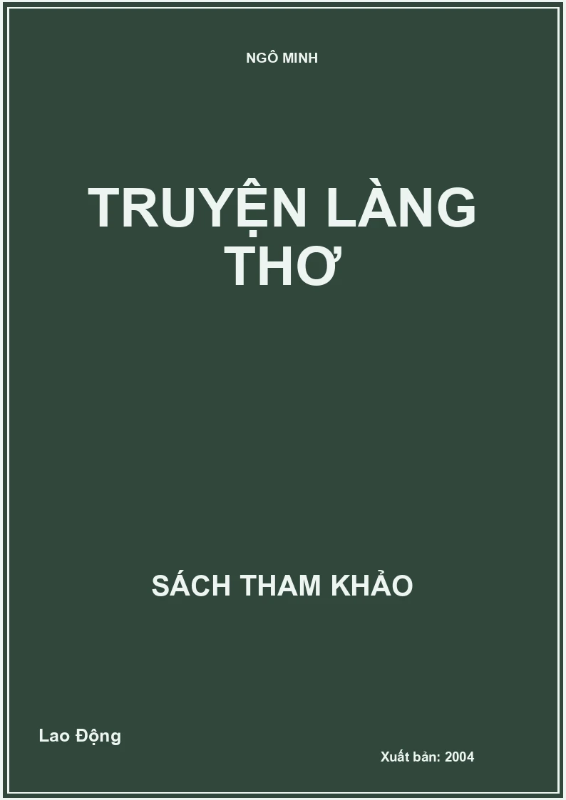 Truyện làng thơ