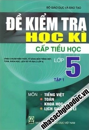 Đề kiểm tra học kì cấp tiểu học lớp 5 tập 1