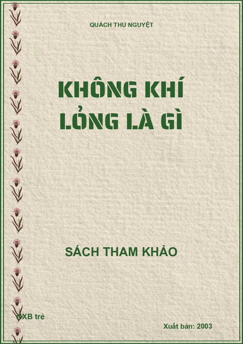 Không khí lỏng là gì