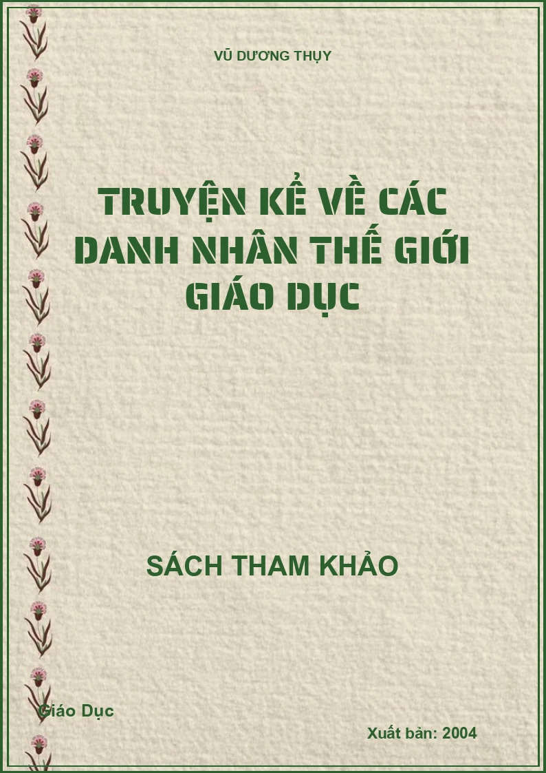 Truyện kể về các danh nhân thế giới giáo dục