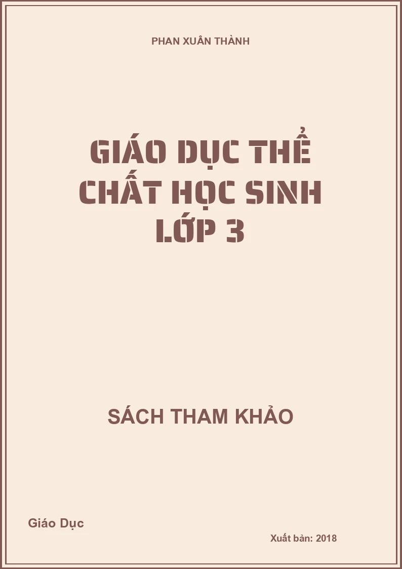 Giáo dục thể chất học sinh lớp 3