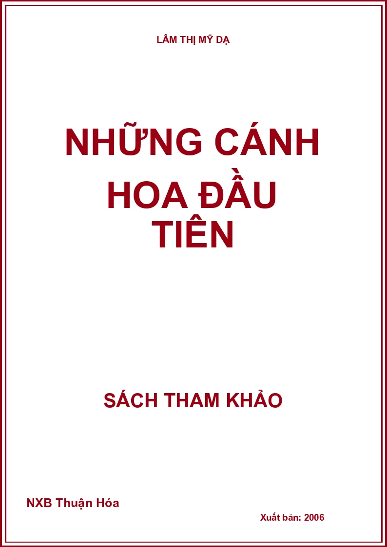 Những Cánh Hoa Đầu Tiên