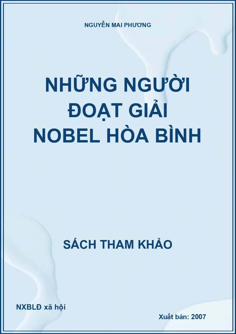 Những Người Đoạt Giải Nobel Hòa Bình