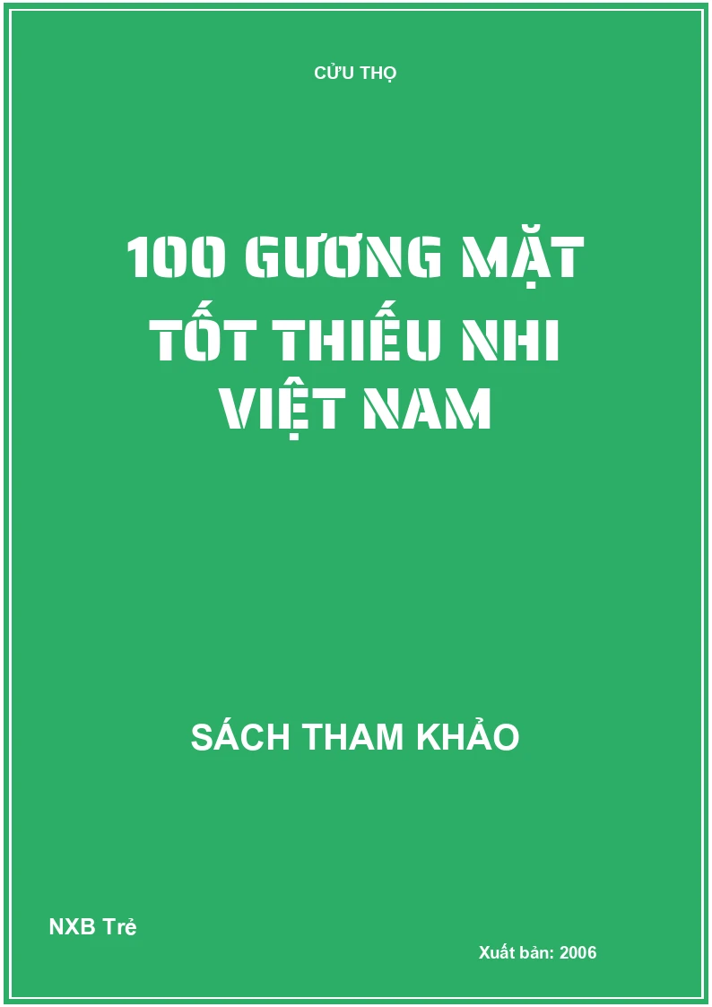 100 Gương Mặt Tốt Thiếu Nhi Việt Nam