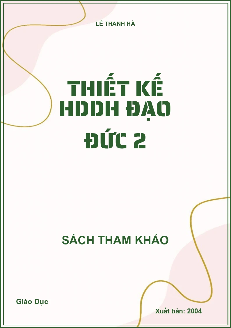 Thiết kế HDDH Đạo đức 2