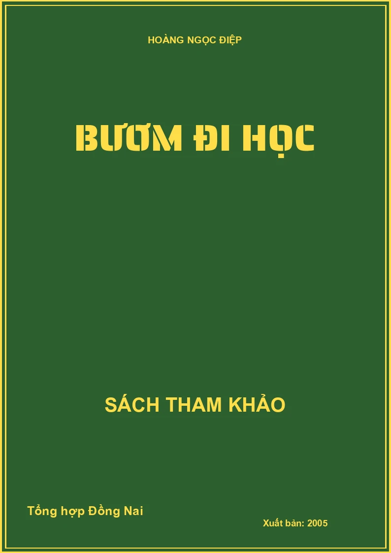 Bươm Đi Học