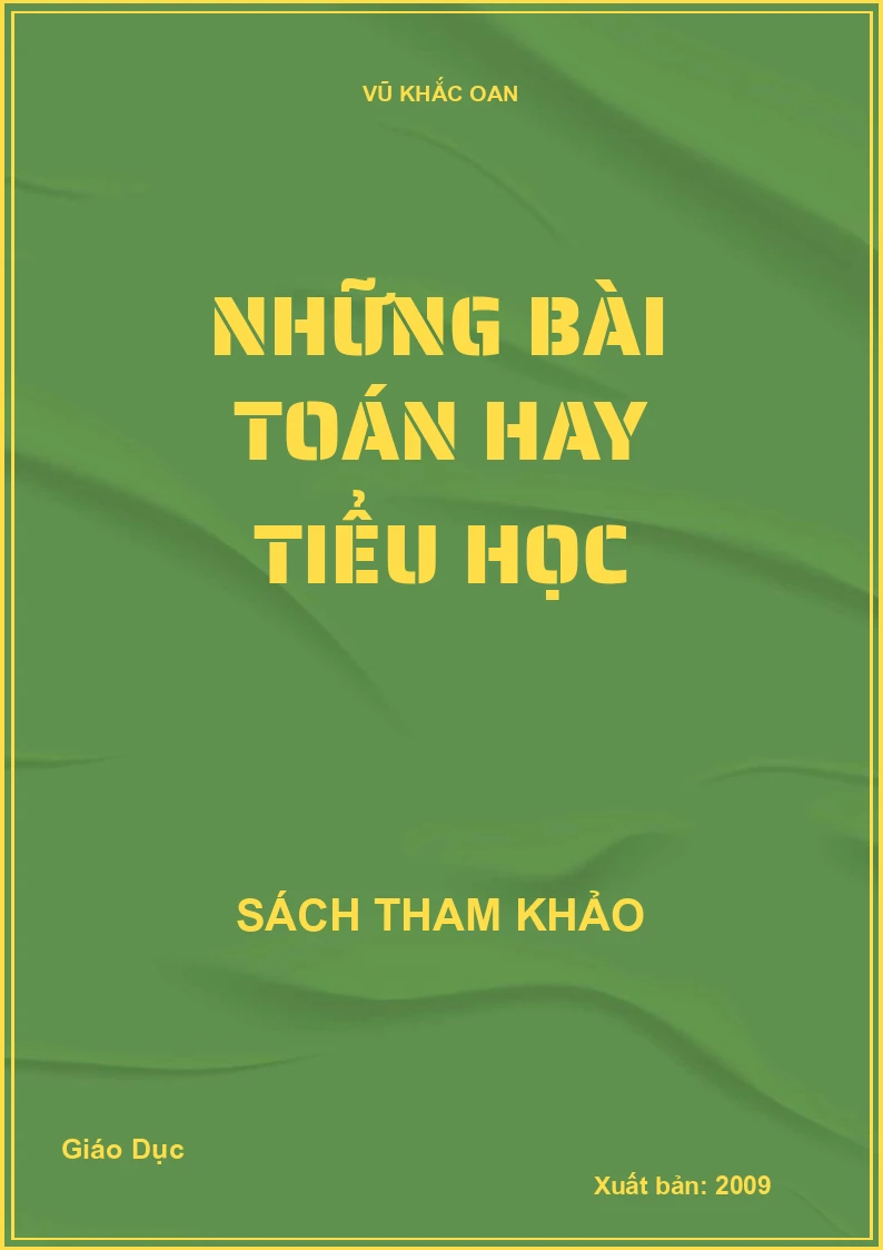 Những bài Toán hay Tiểu học