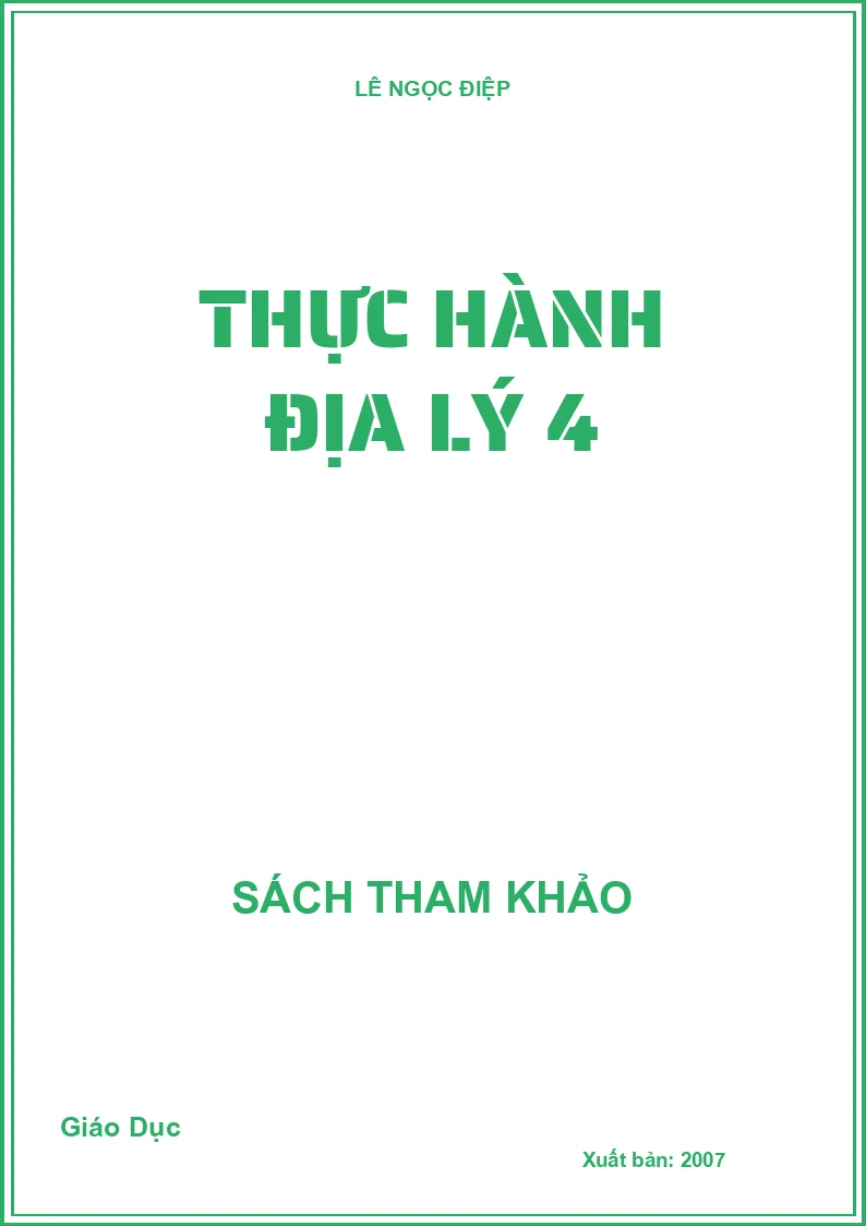 Thực hành Địa lý 4