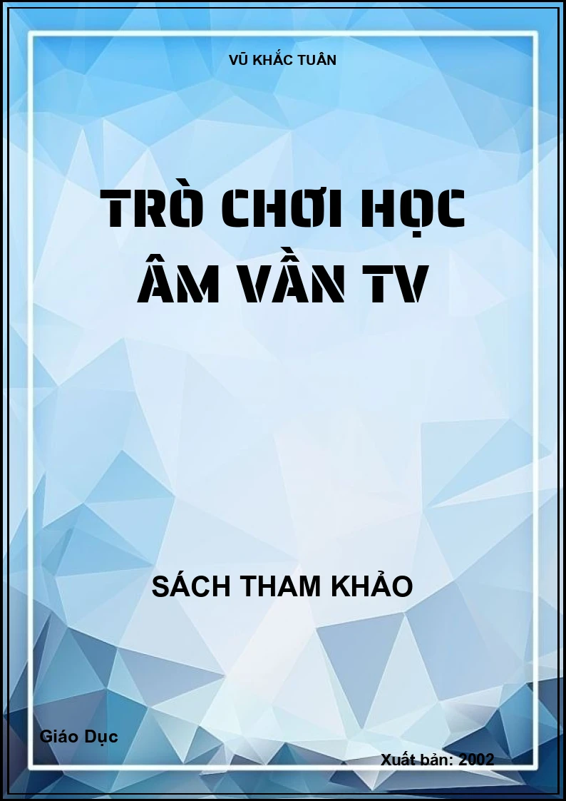 Trò chơi học âm vần TV