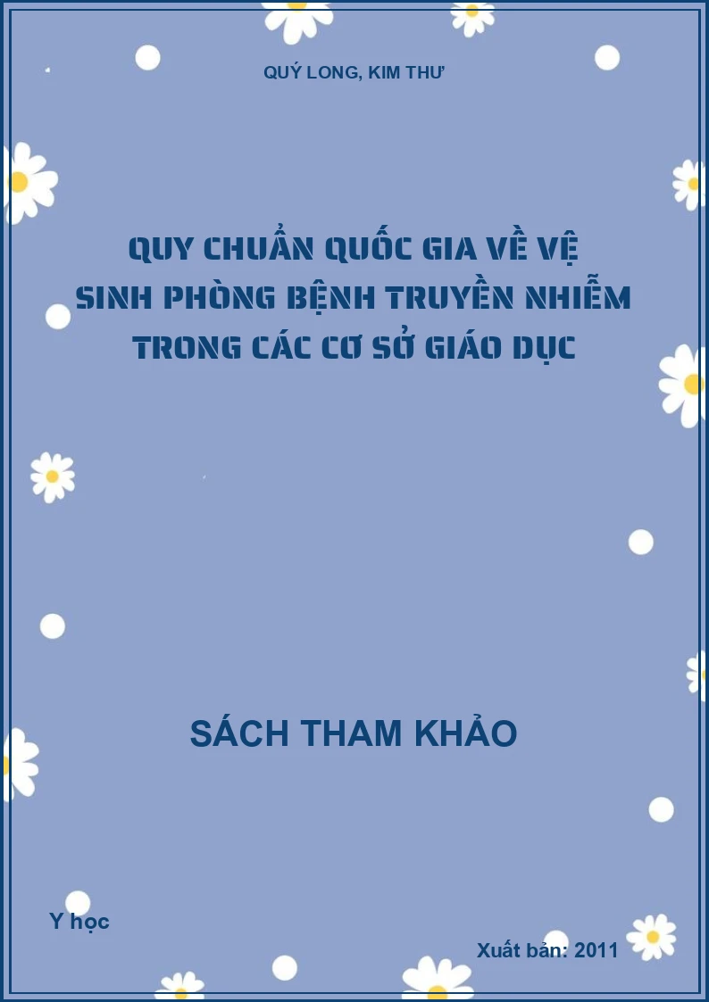 Quy chuẩn quốc gia về vệ sinh phòng bệnh truyền nhiễm trong các cơ sở giáo dục