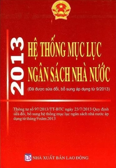Hệ thống mục lục ngân sách nhà nước và các văn bản hướng dẫn 2013